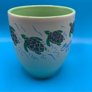 SeaWorld Orlando Sea Turtle Green Coffee Mug